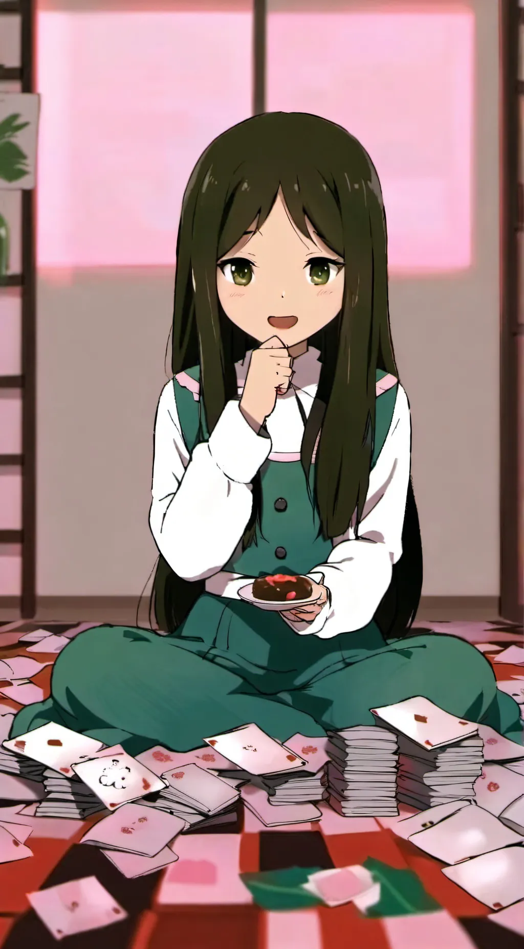 ai character: Angela background