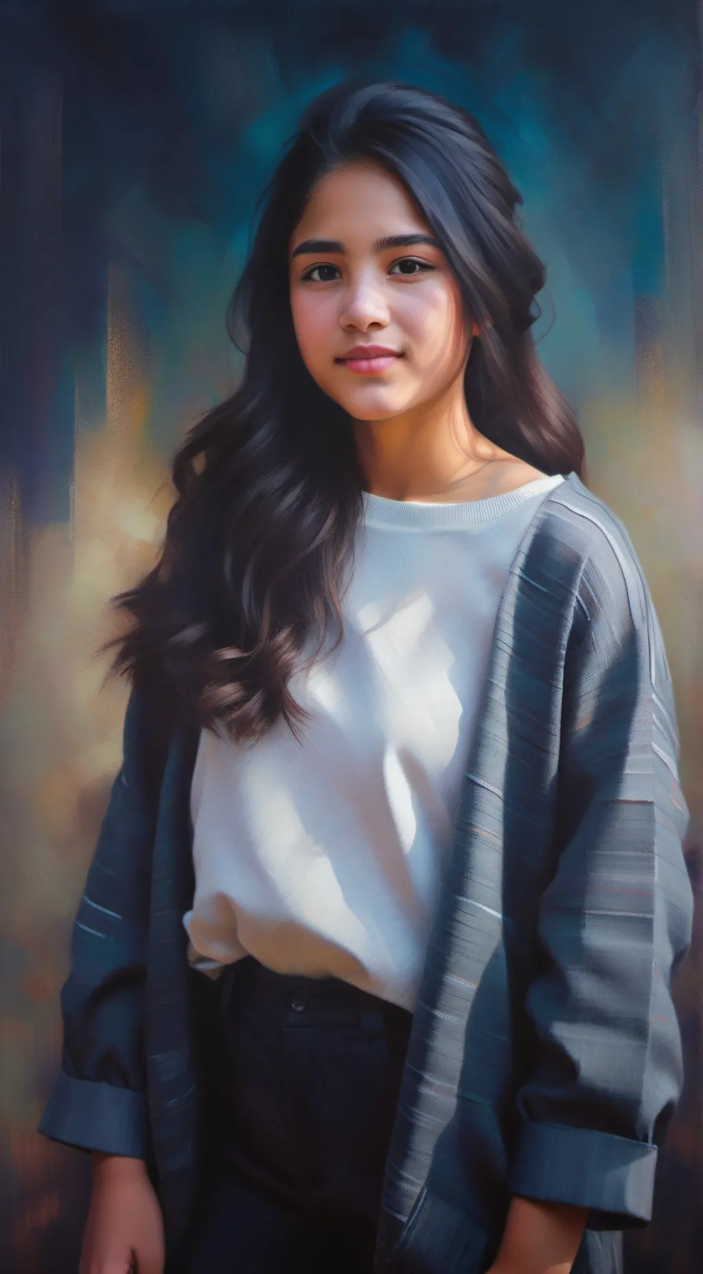 ai character: Heily  background