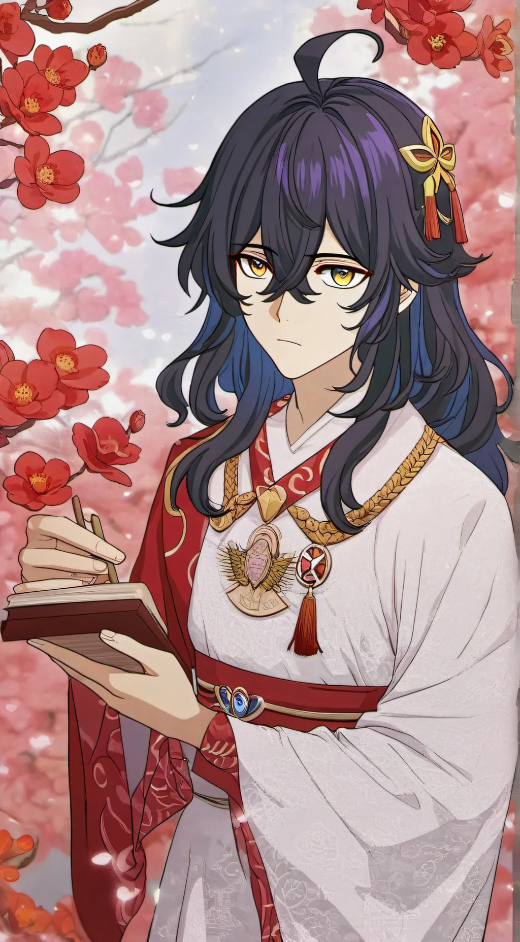 ai character: chefe da Márcia background