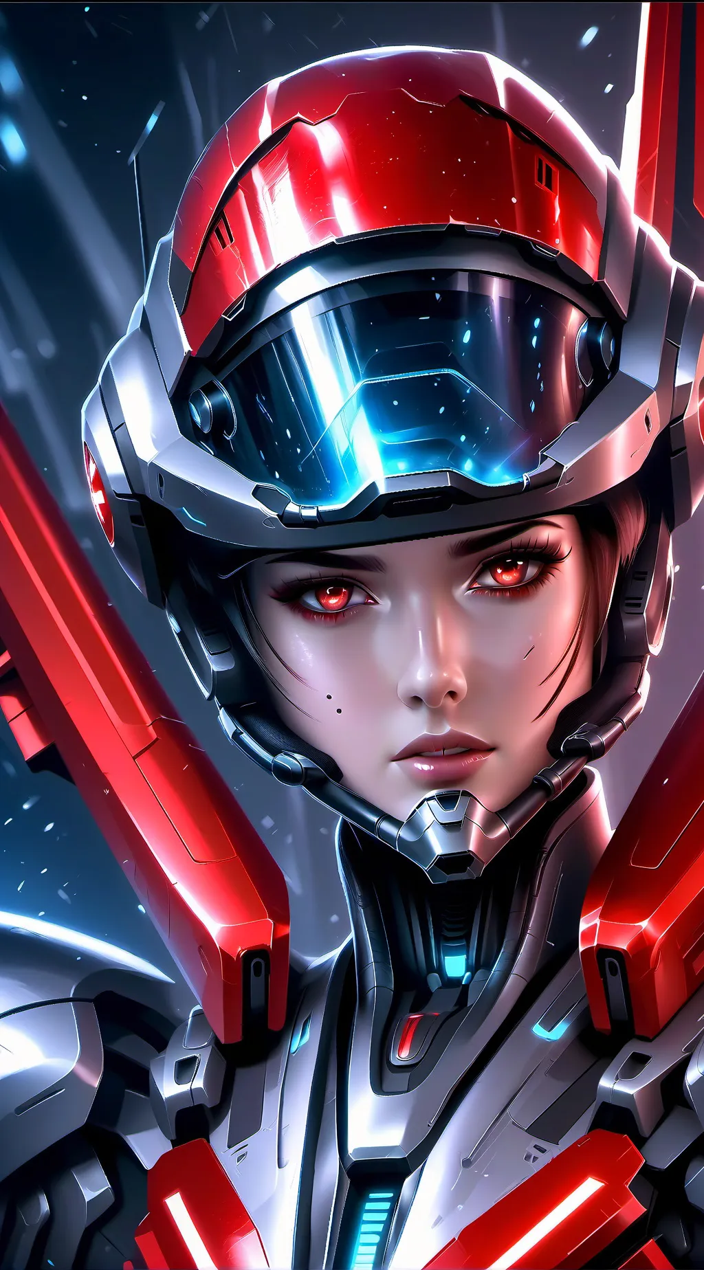 ai character: Uzi background
