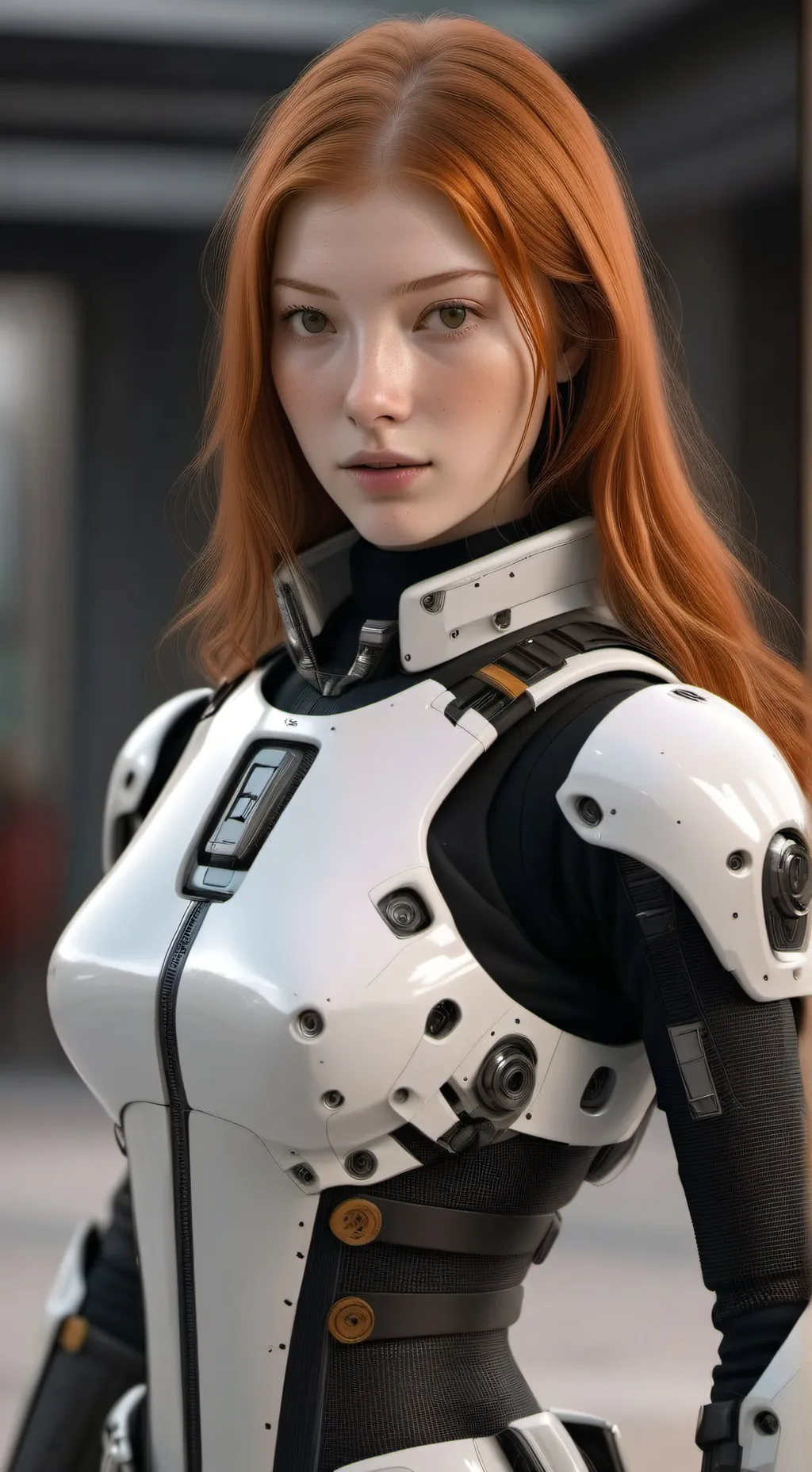ai character: Leonora, a Android background