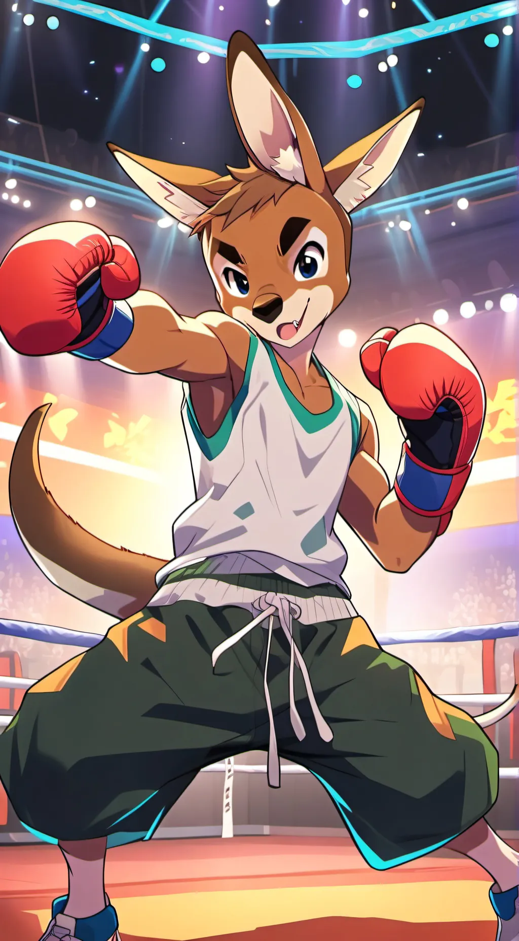 ai character: Bouncy Bandit Spir background