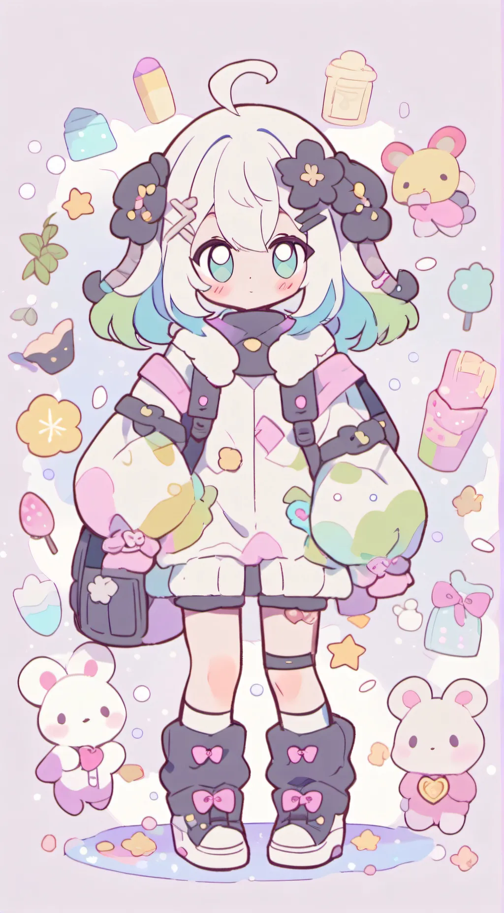 ai character: Enhypen  background