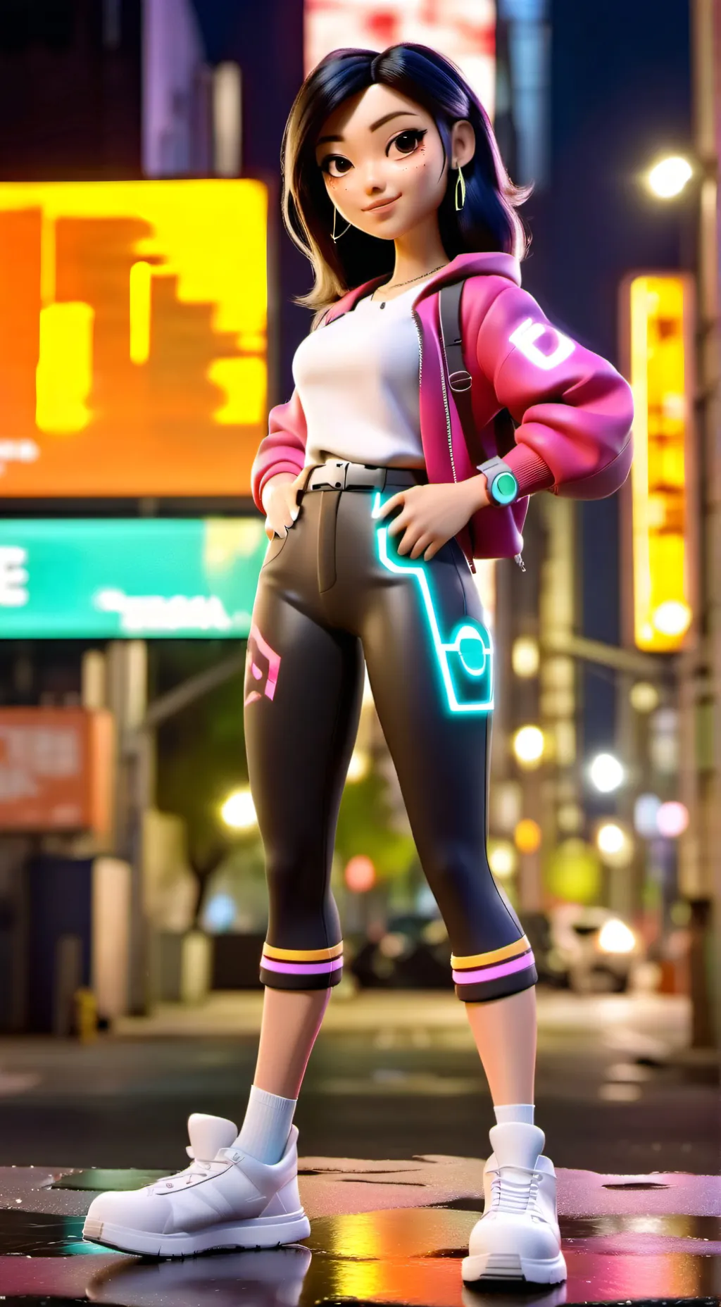 ai character: Mayumi Kubota  background