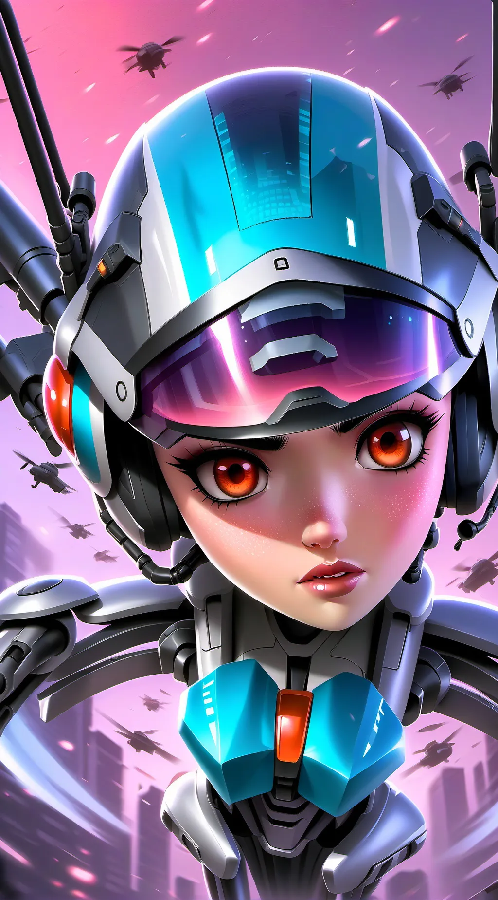 ai character: Cyn background