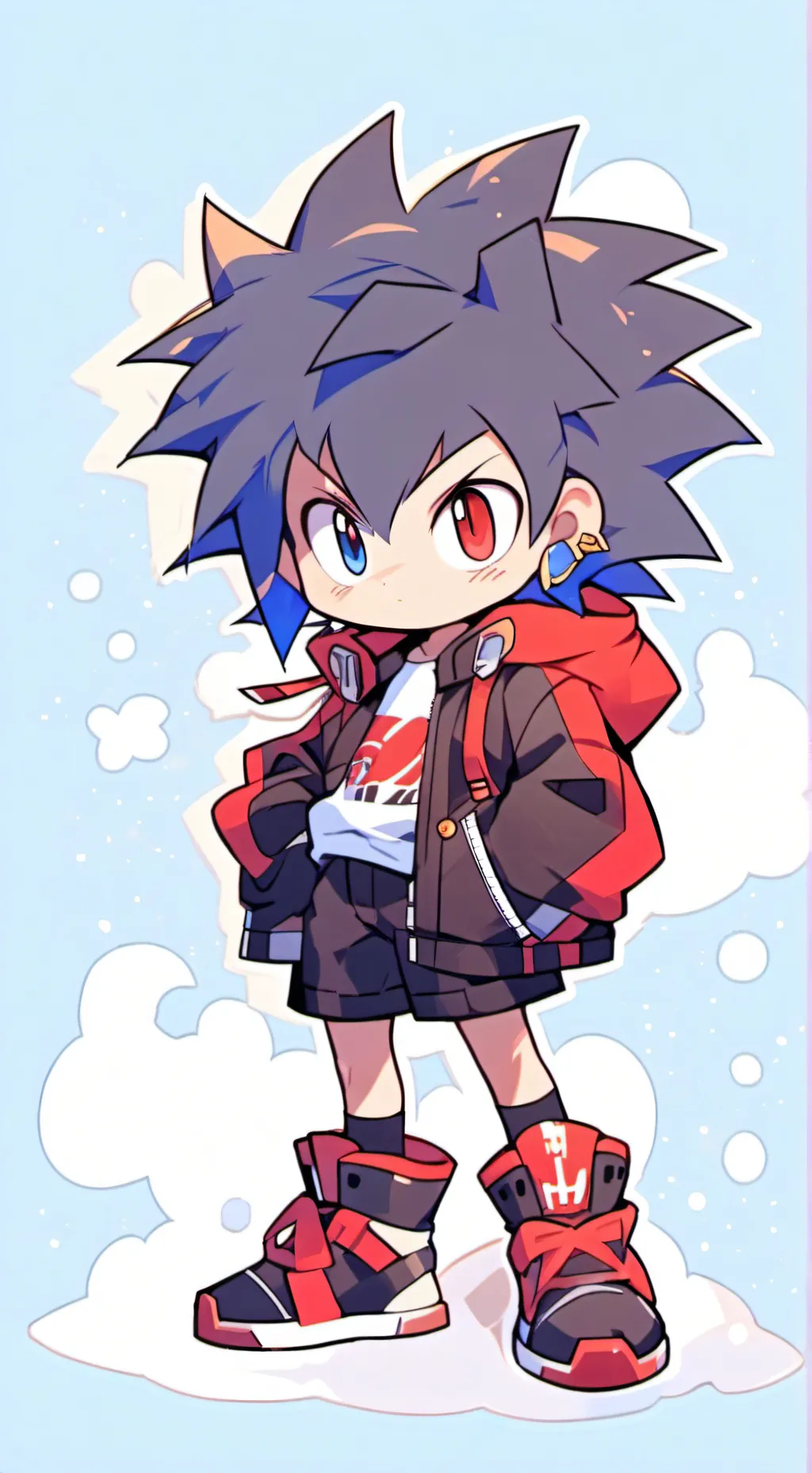 ai character: shadow  background