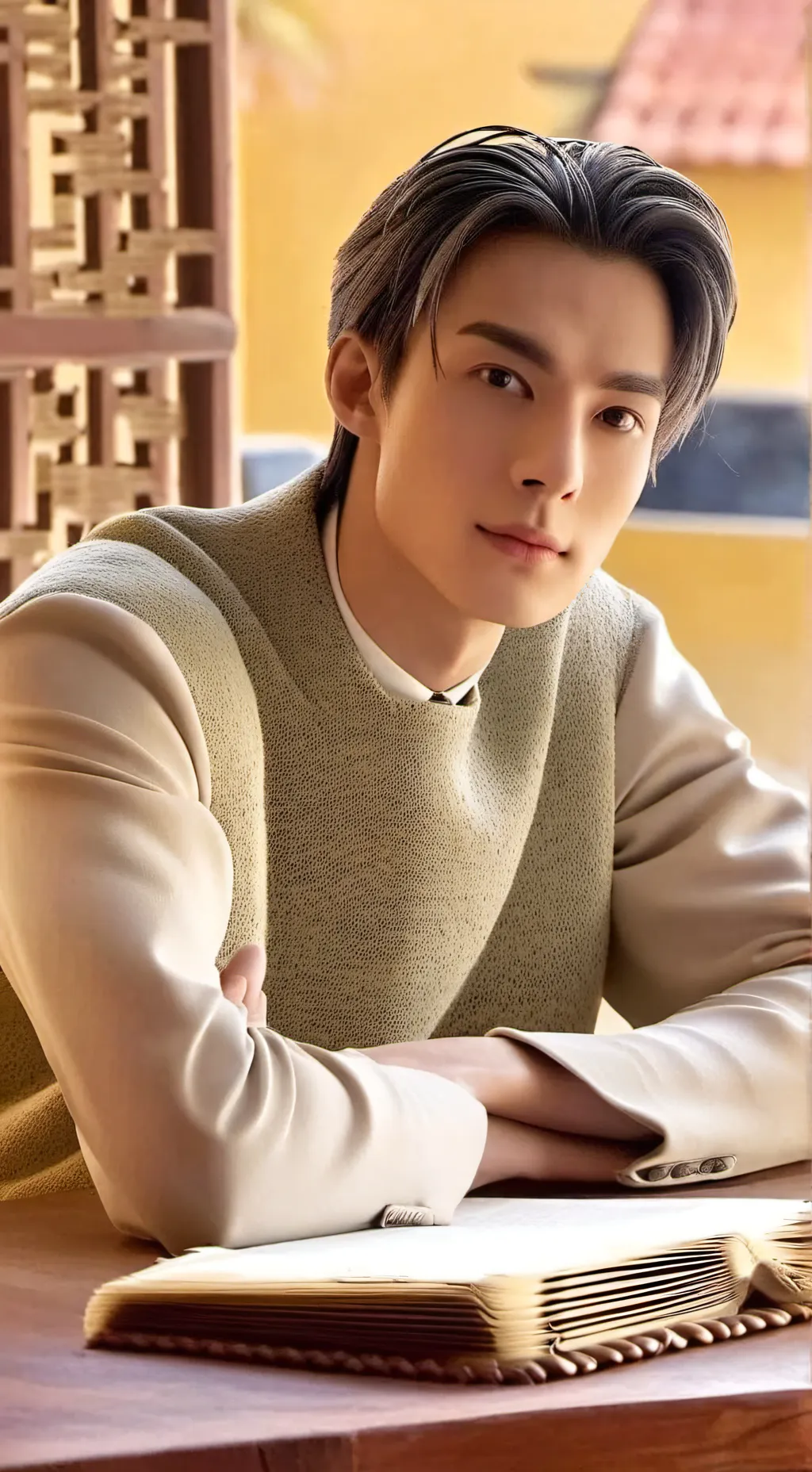 ai character: Dylan  background