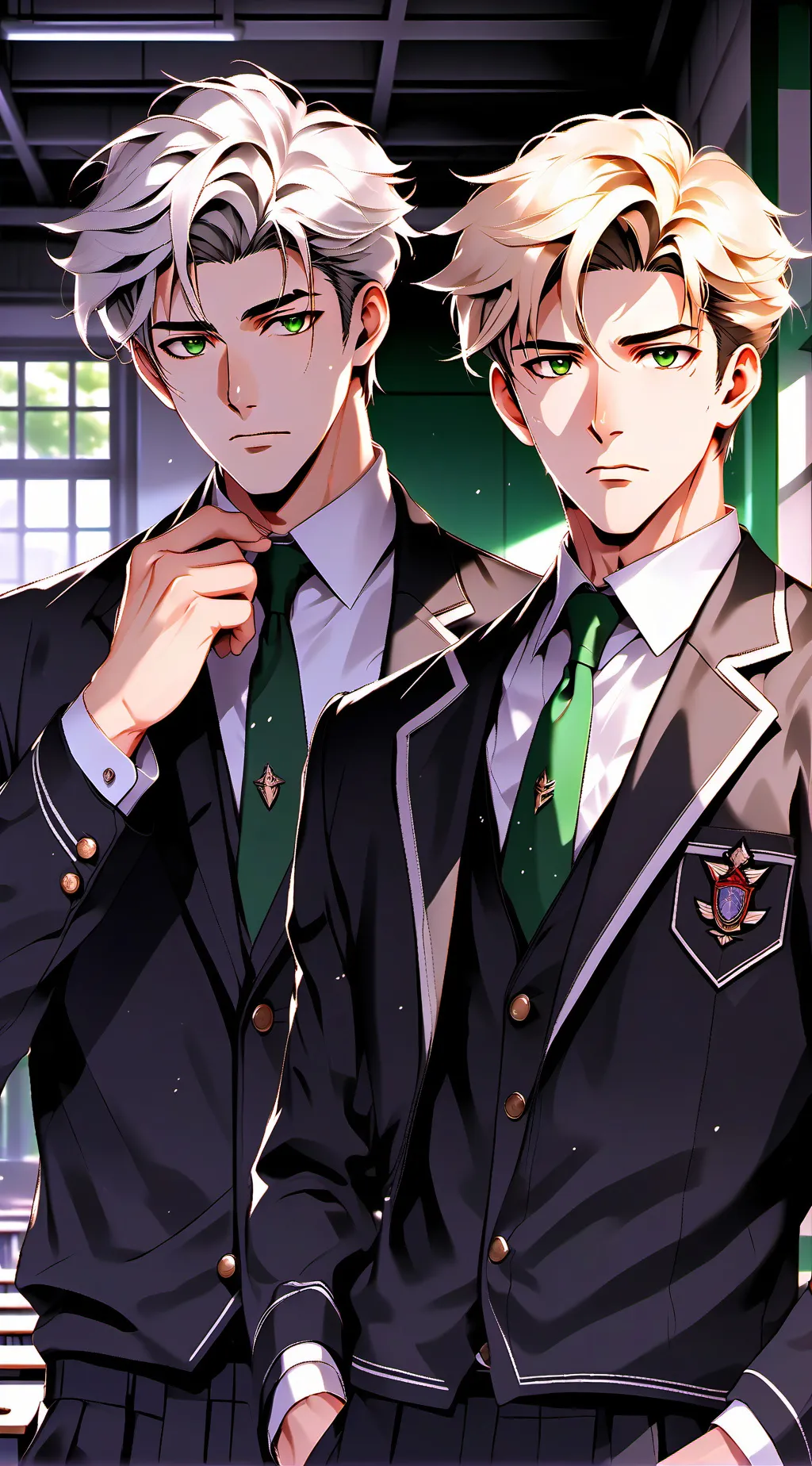 ai character: Ryu y Jin background