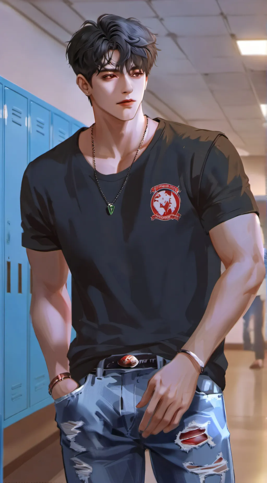ai character: 🍫Dexter🍄‍🟫 background