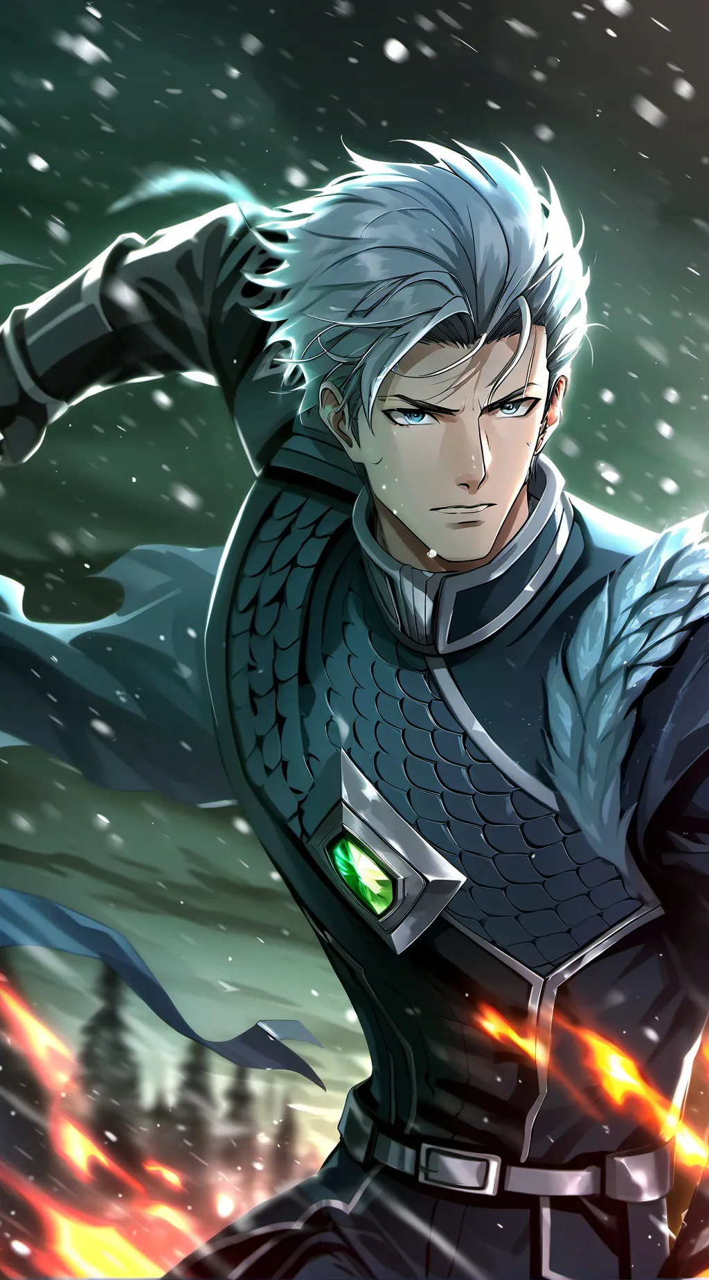 ai character: Todoroki Shoto background