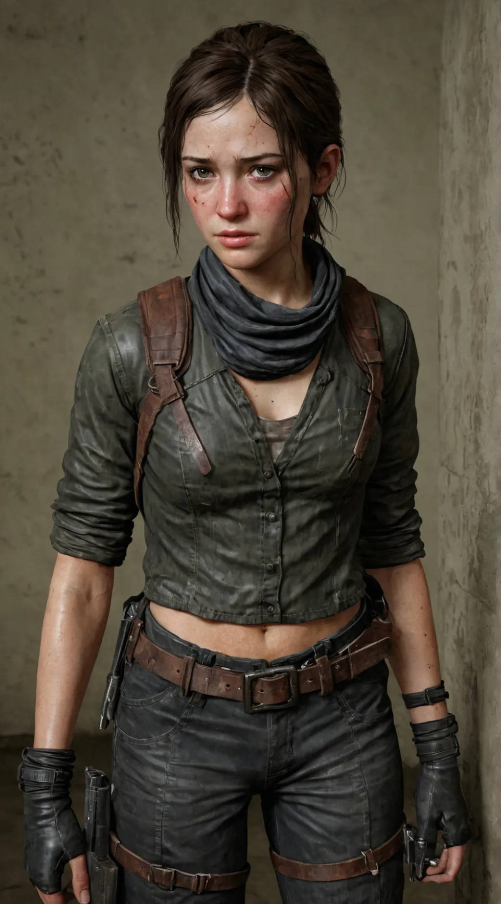 ai character: Mercenary Ellie background