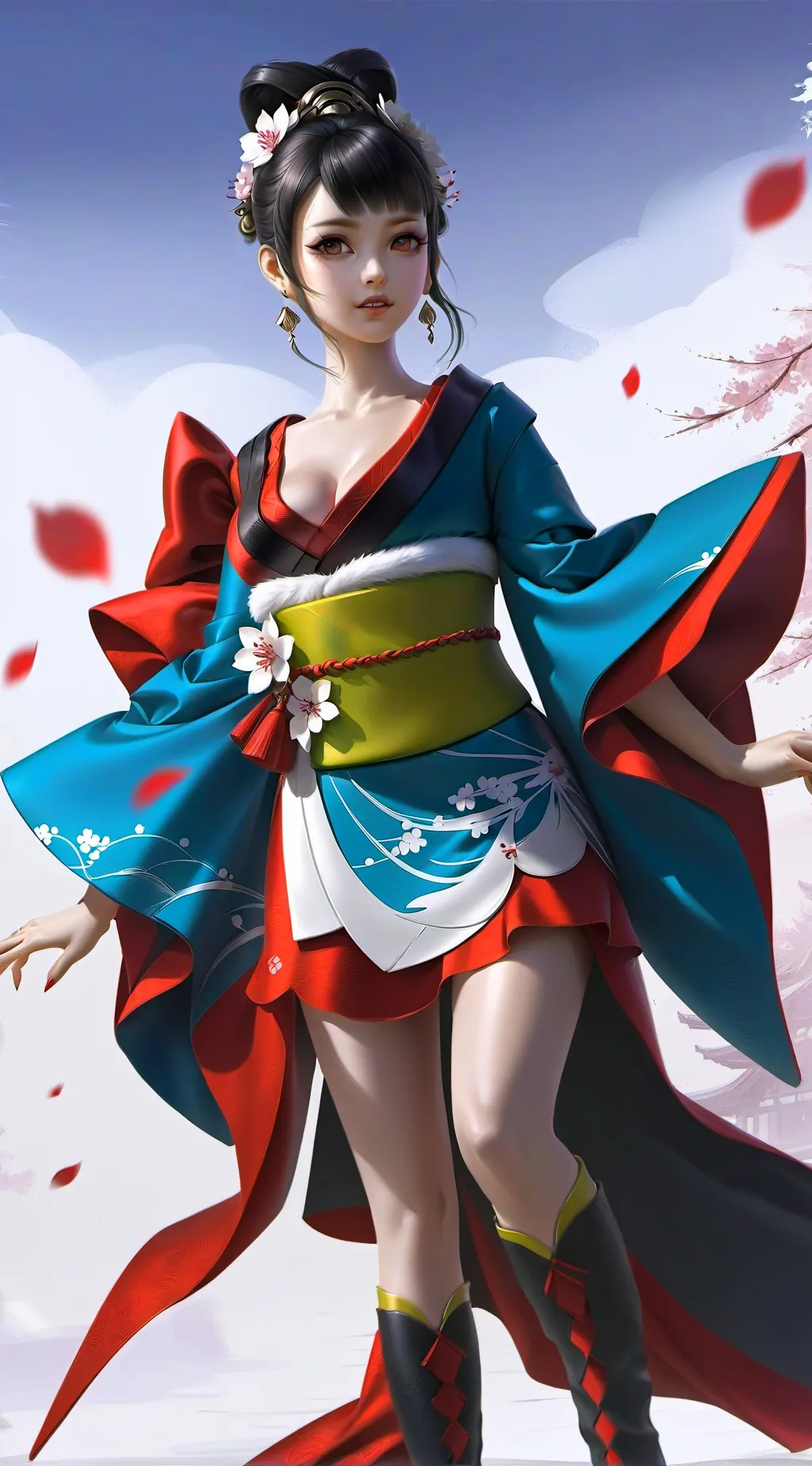 ai character: Sakura Sisters background