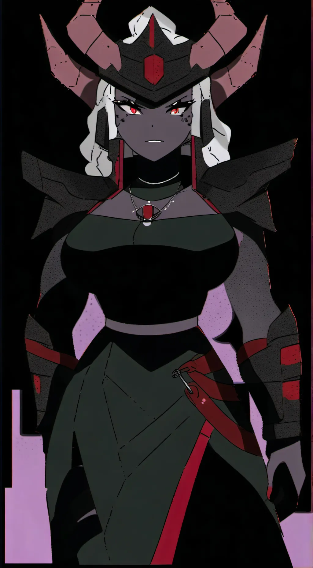 ai character: Megatrona  background