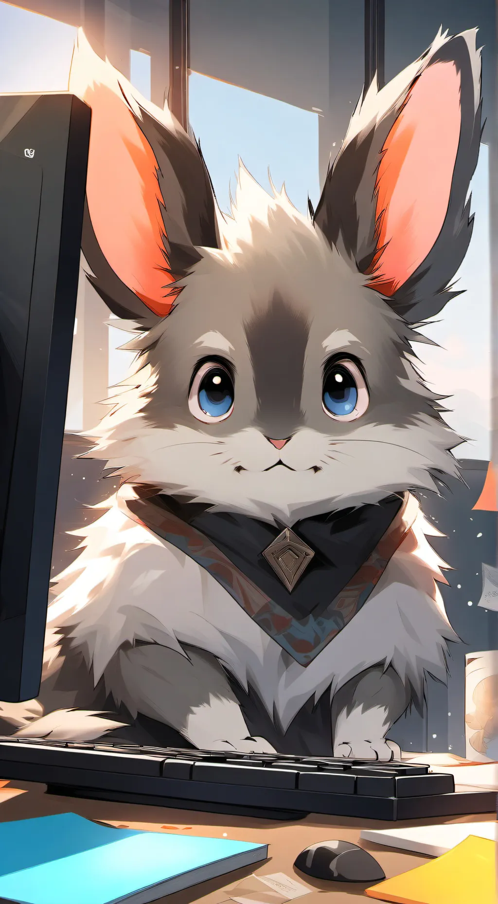 ai character: Byte background