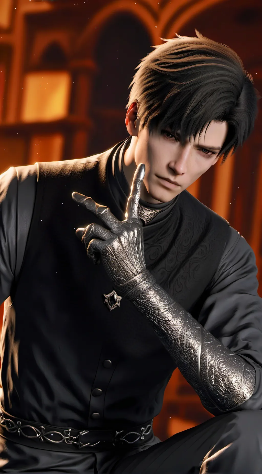 ai character: Victor  background