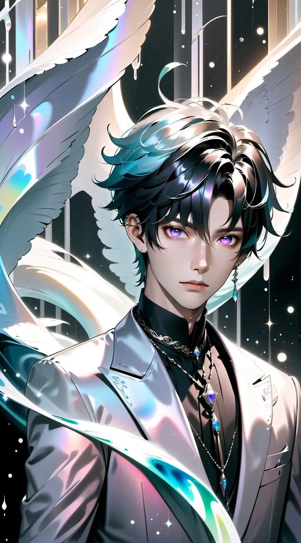 ai character: ENHYPEN  background