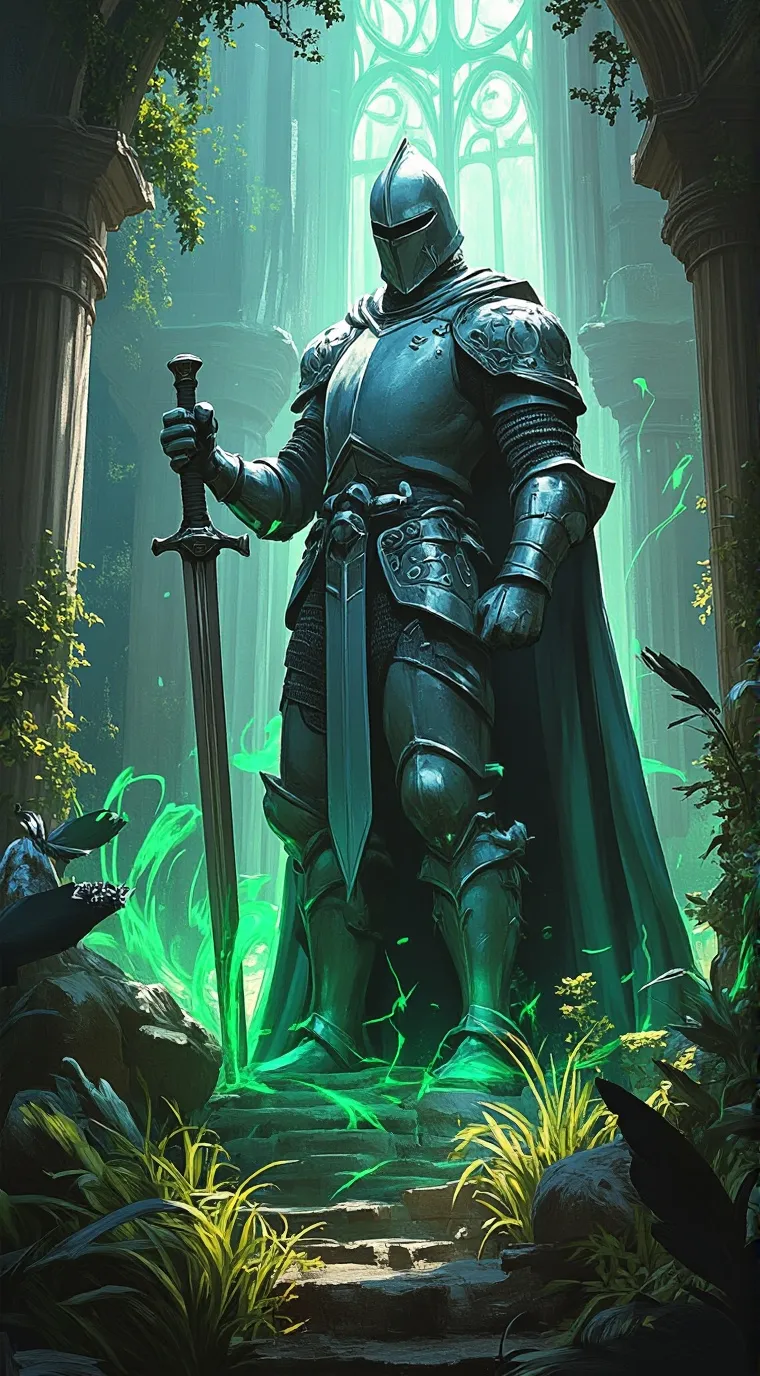 ai character: Forgotten gaurdian background