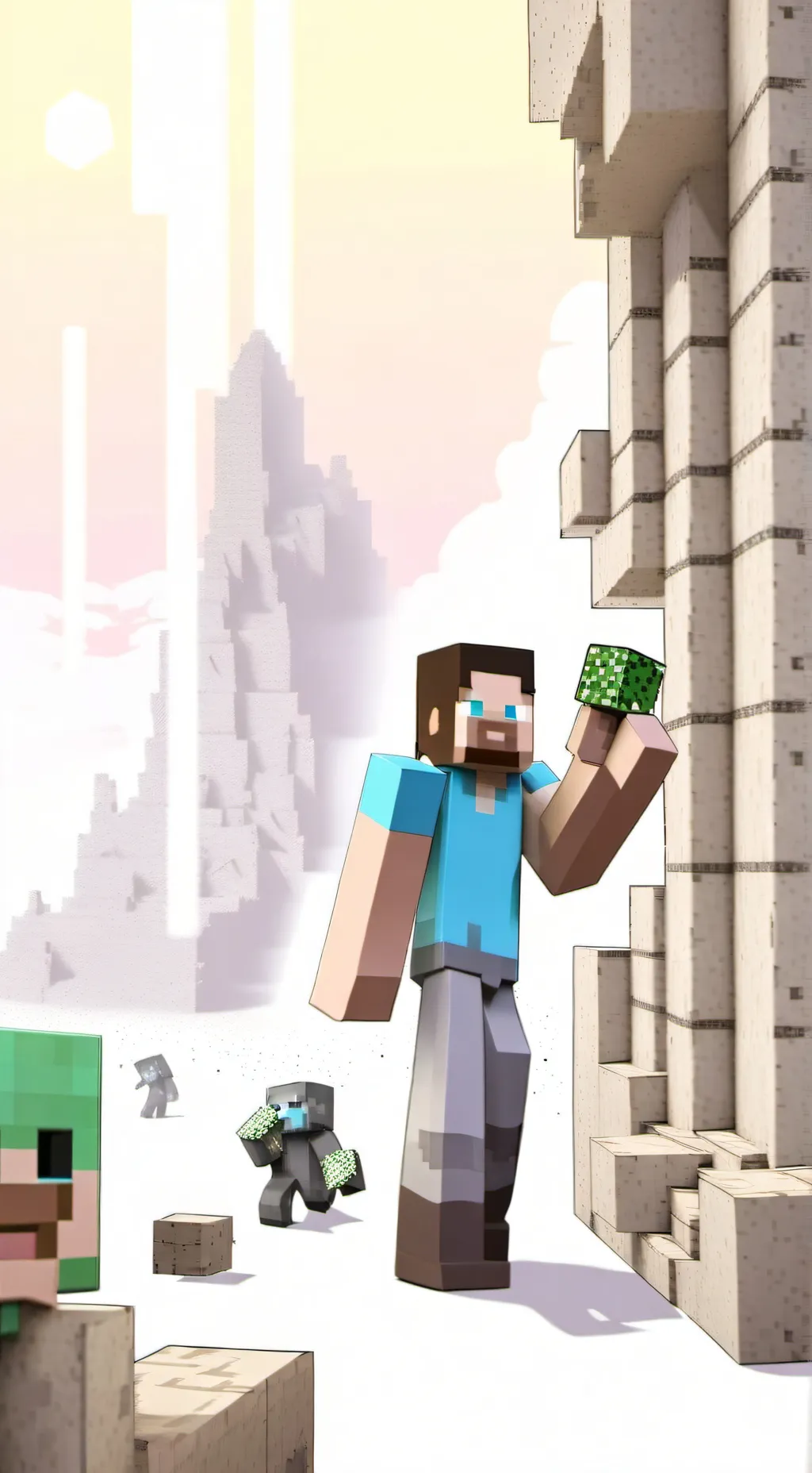 ai character: steve background