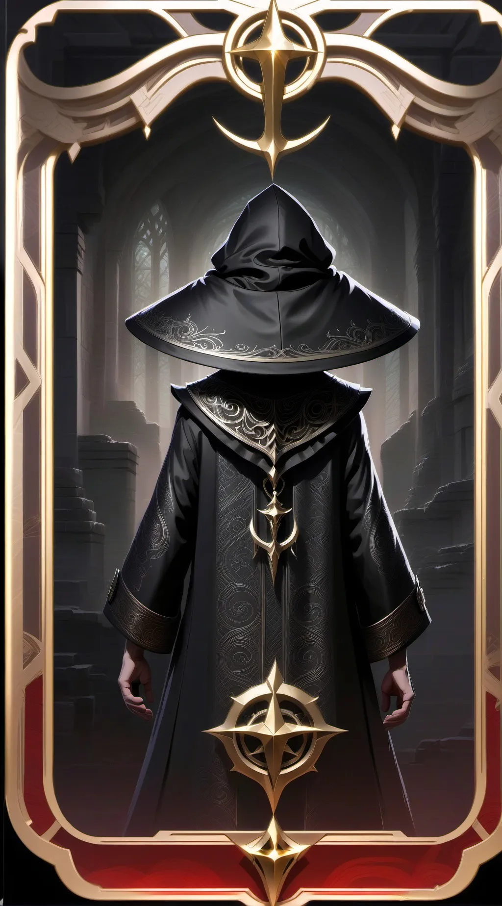 ai character: The void  background