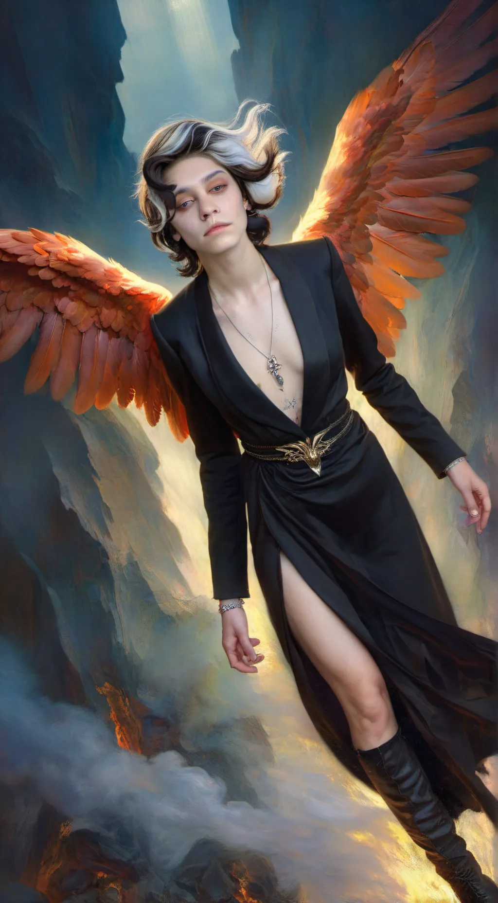 ai character: Lucifer background