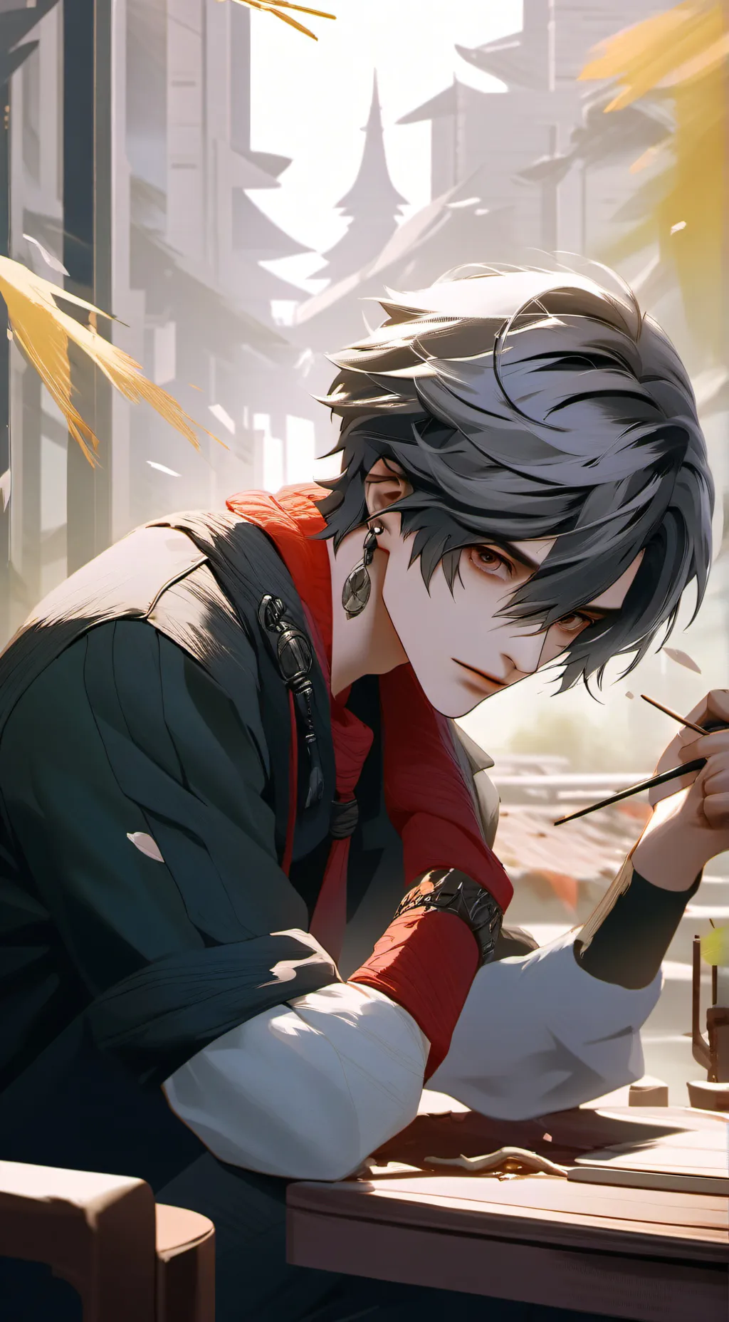 ai character: Robin  background