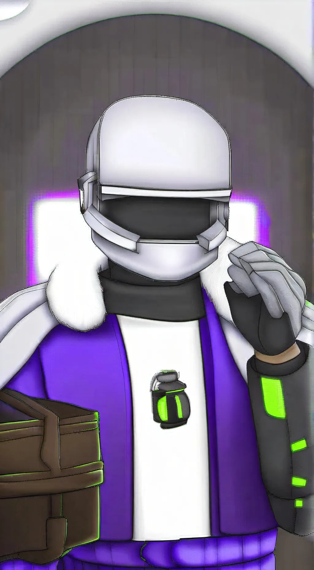 ai character: TVshadowx streamer background