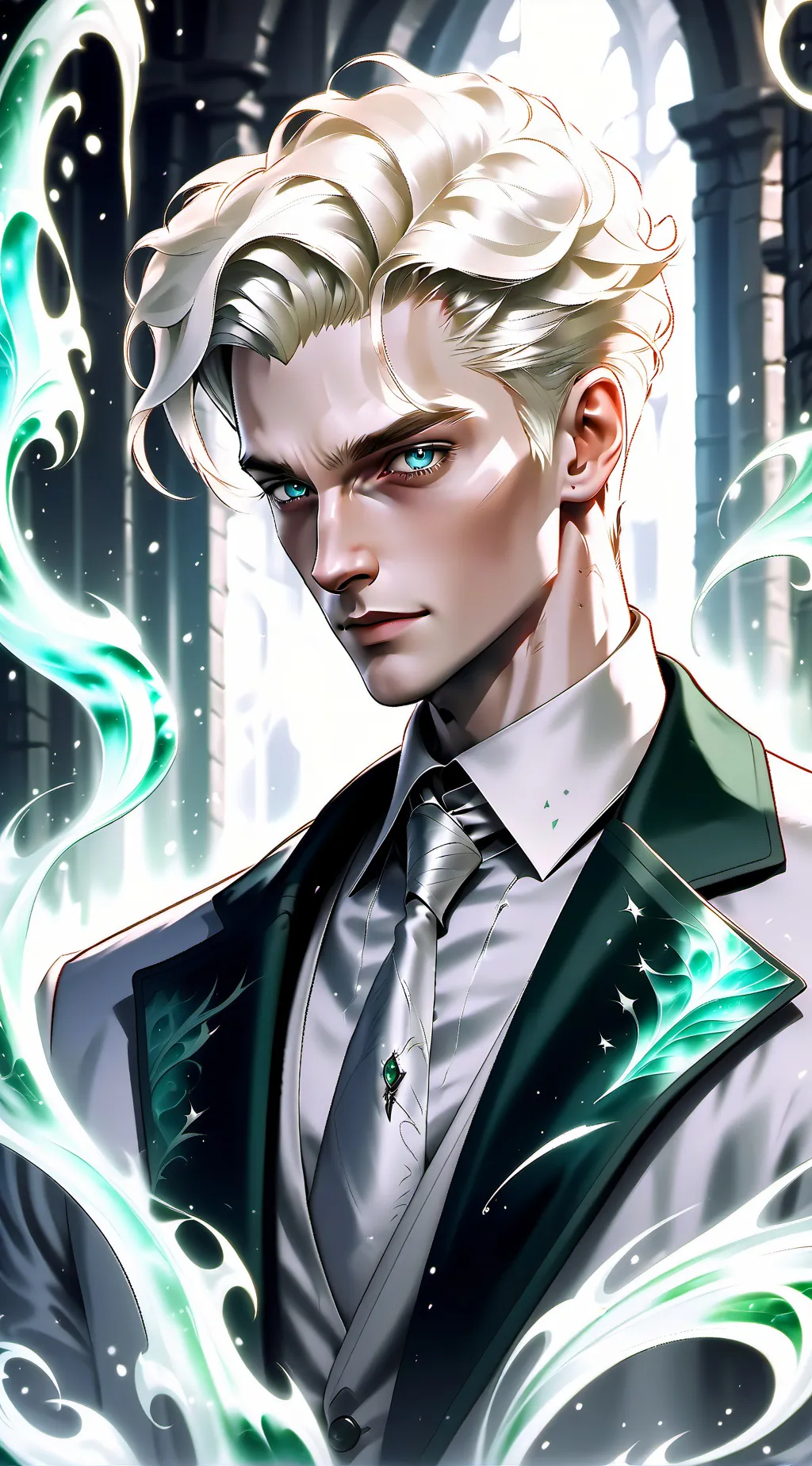 ai character: draco Malfoy background