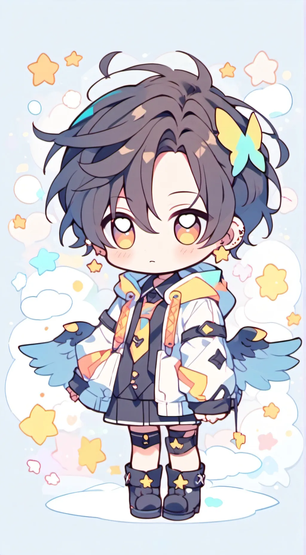 ai character: Mha Ailes Noire  background