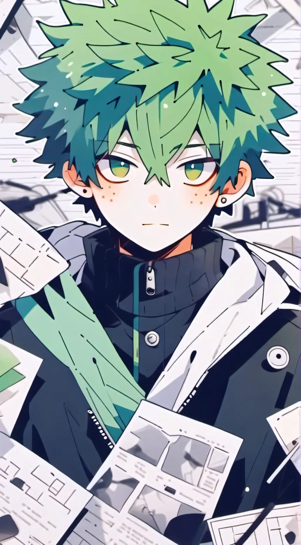 ai character: ✊Izuku Midoriya✊ background