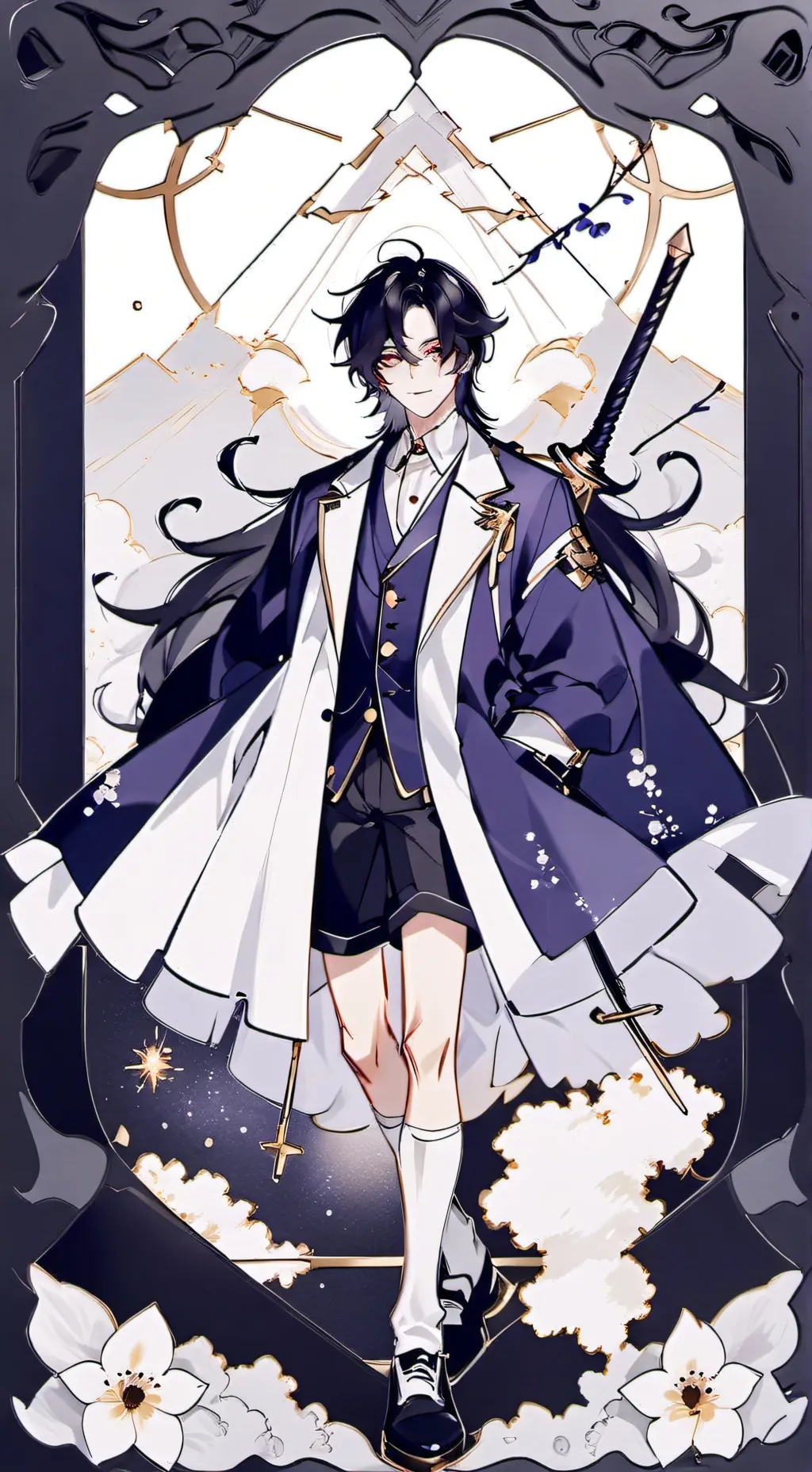 ai character: ~Grim~ background