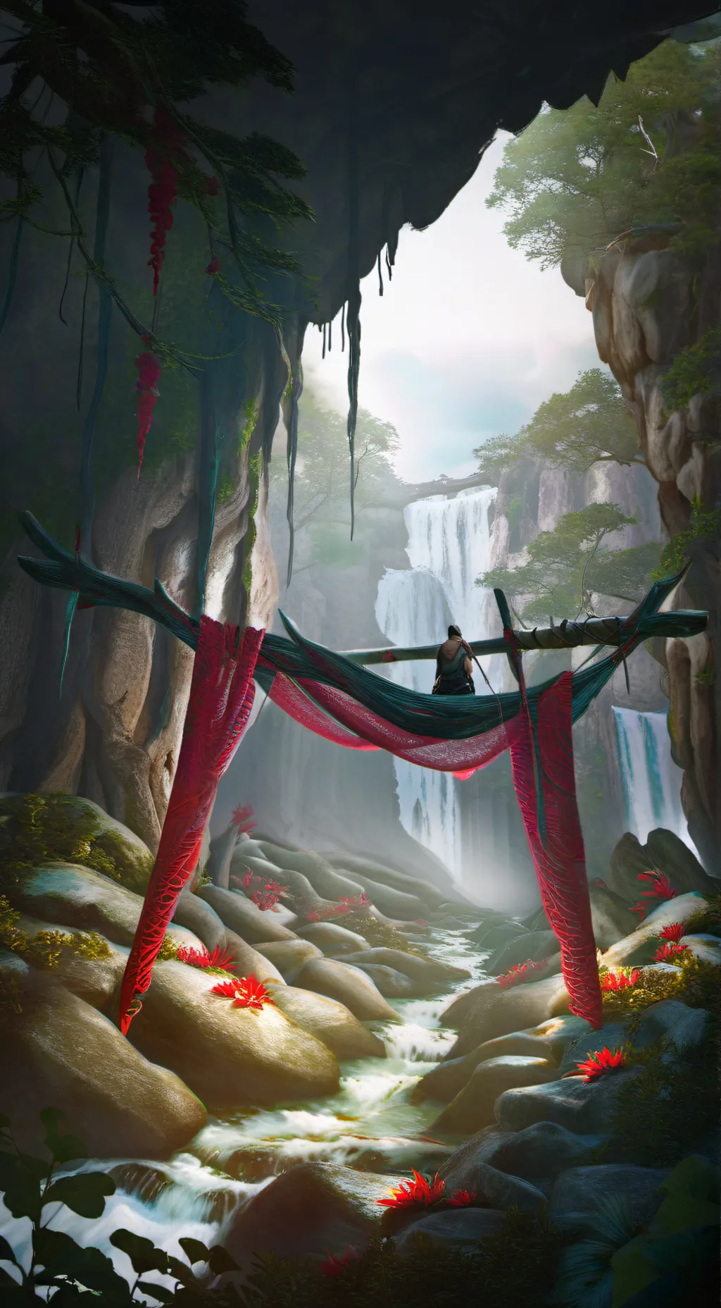 ai character: CB cave background