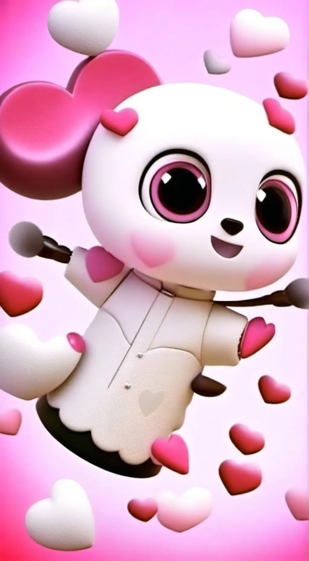 ai character: heartsping💗 background