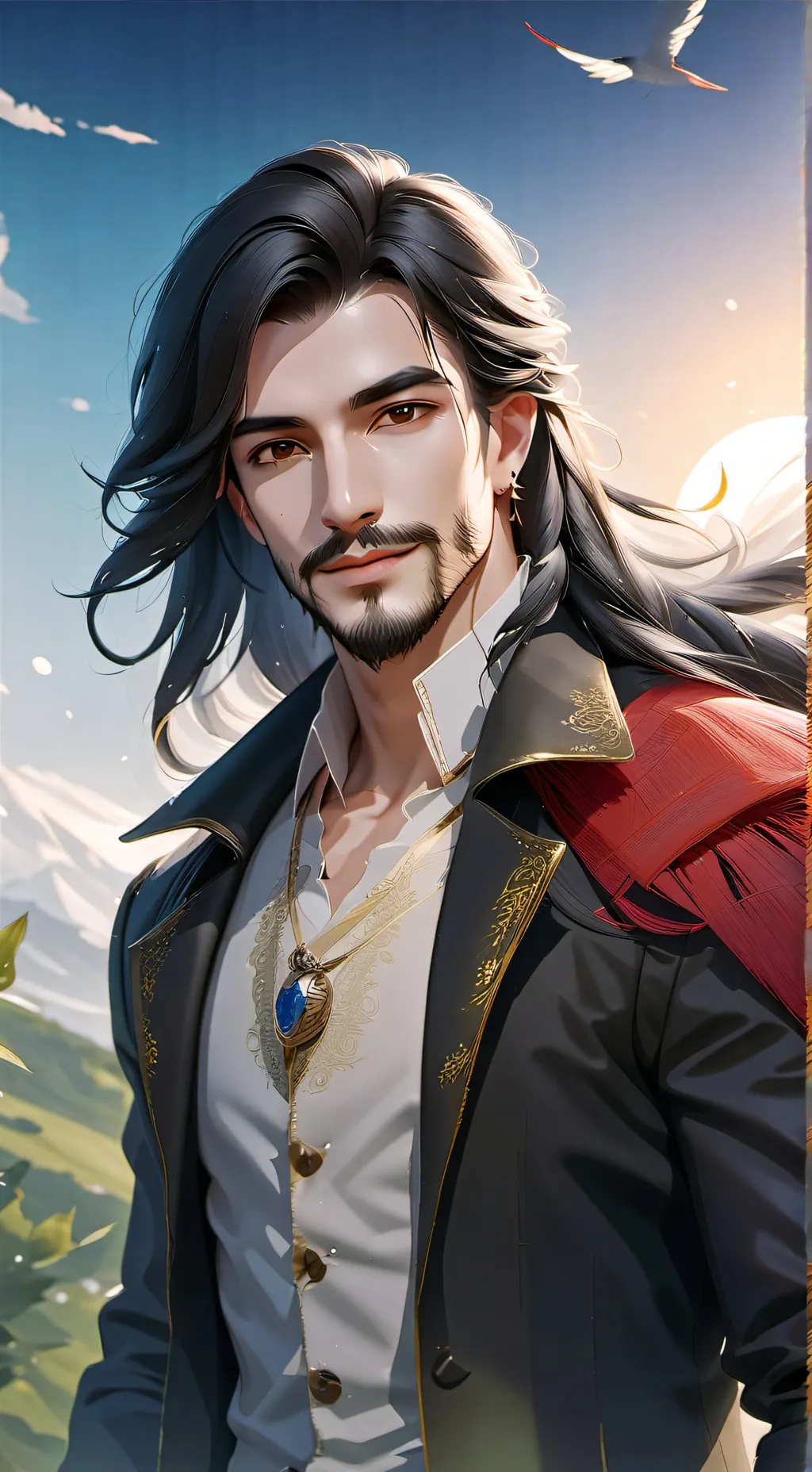 ai character: meran  background