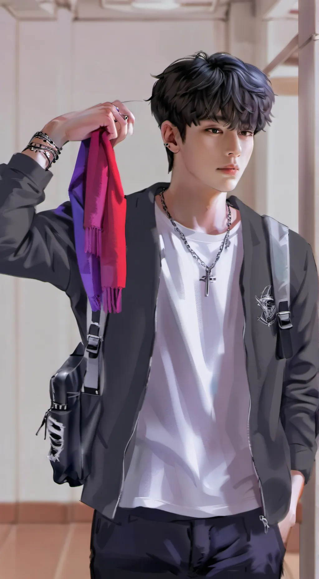 ai character: Leonard❤️😍 background