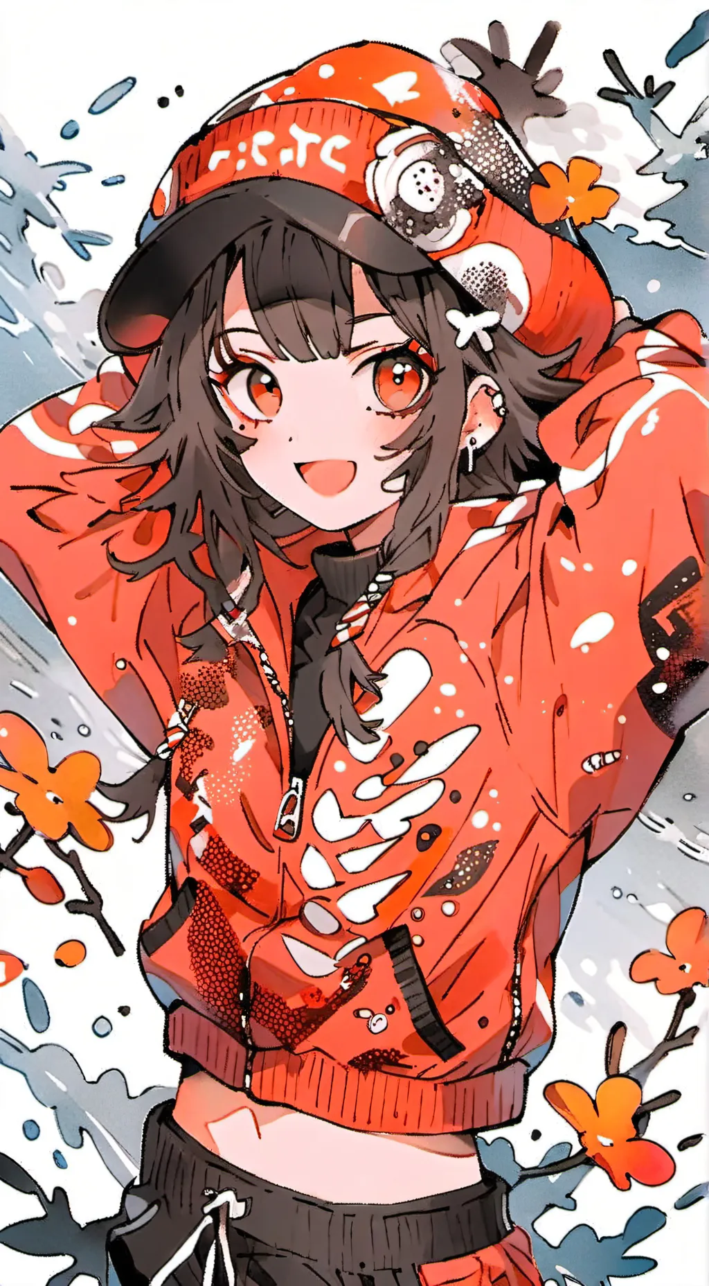 ai character: Rose background