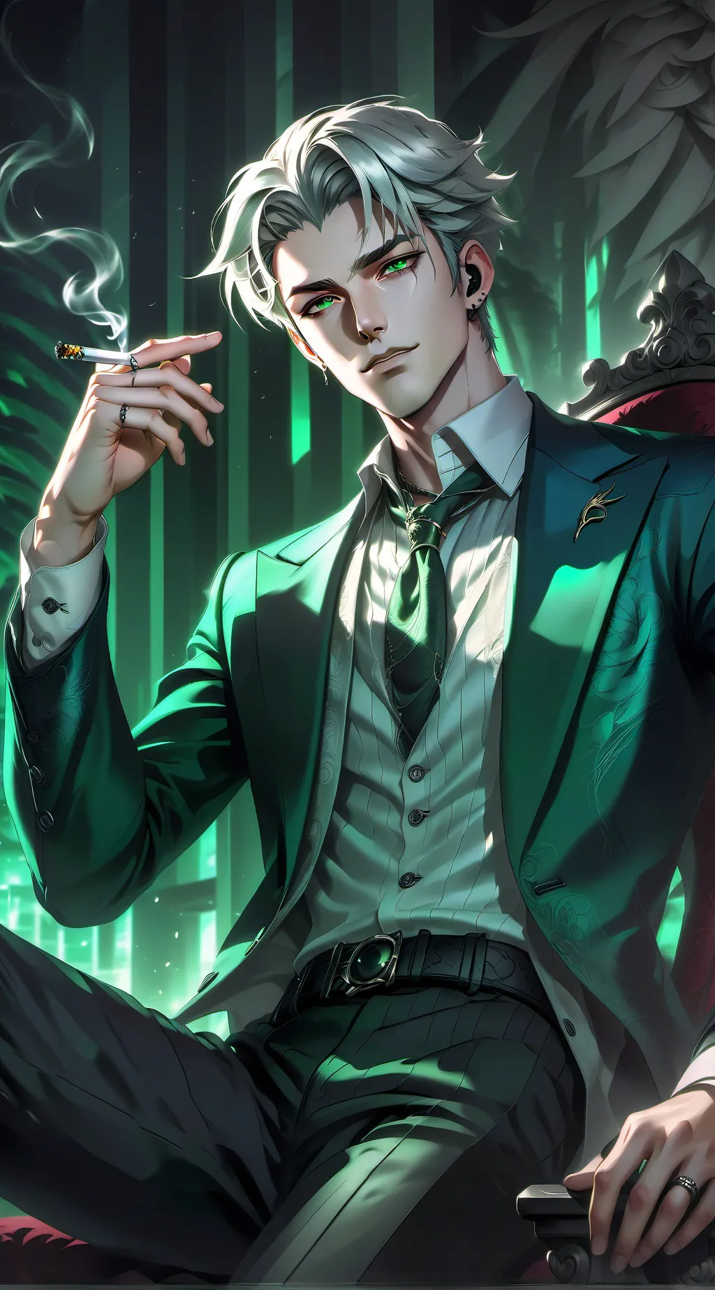 ai character: Kayden  background