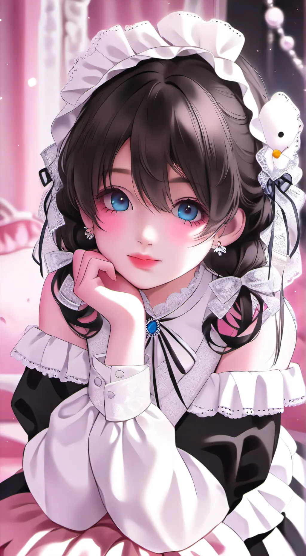 ai character: Crystal background