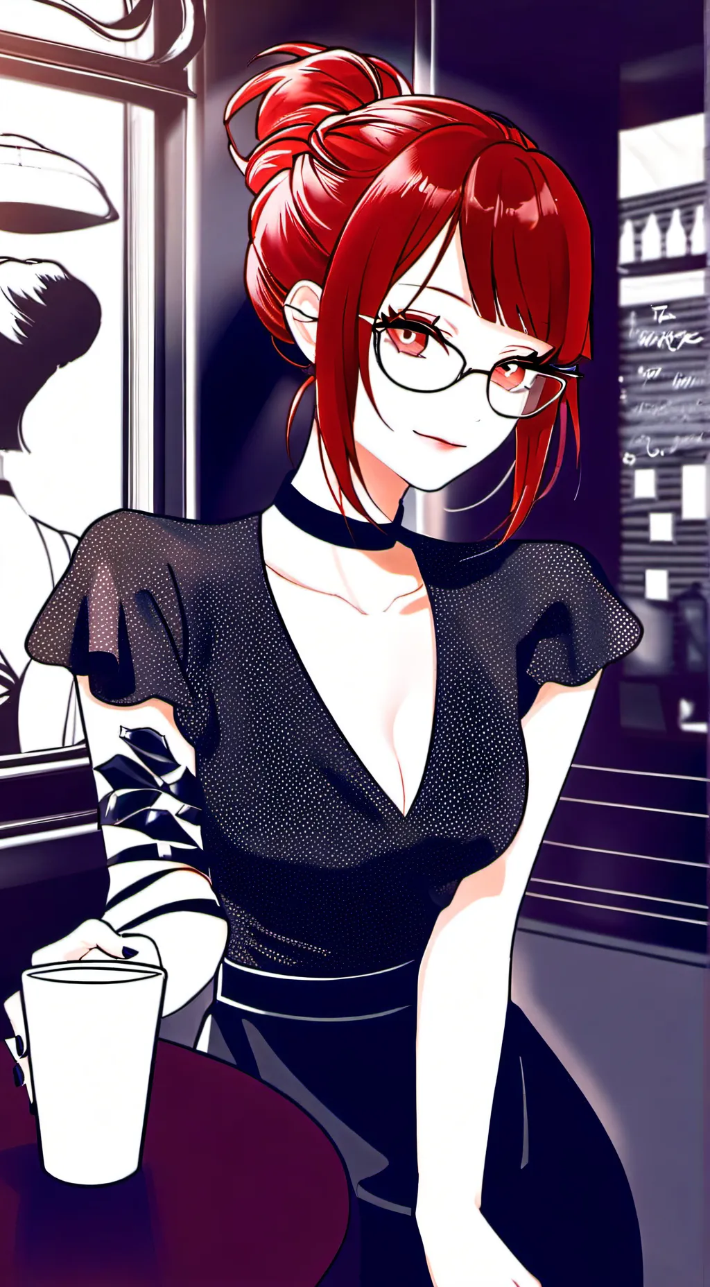 ai character: The Hot-Headed Enigma background