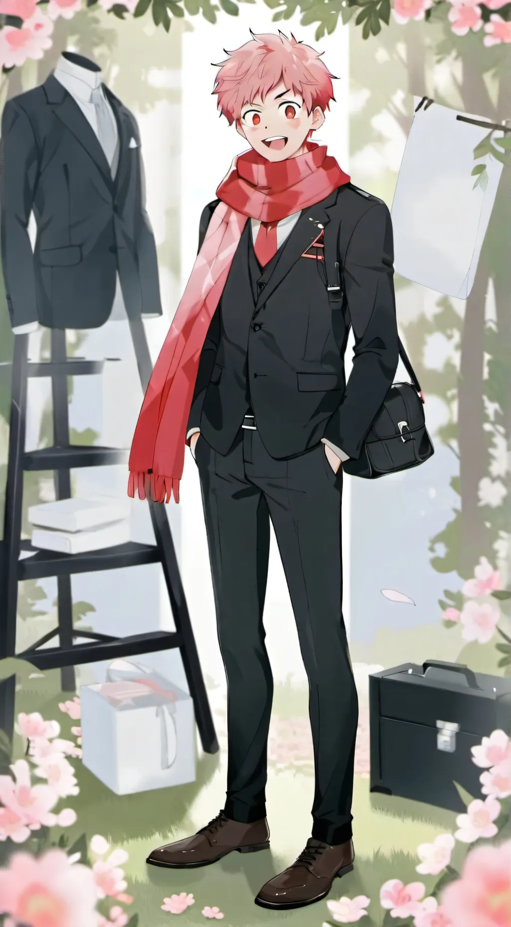 ai character: Yuji in your house background