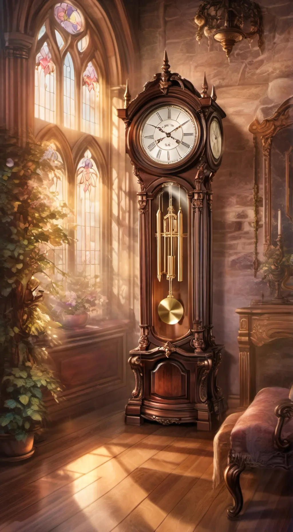 ai character: Hogwarts school  background