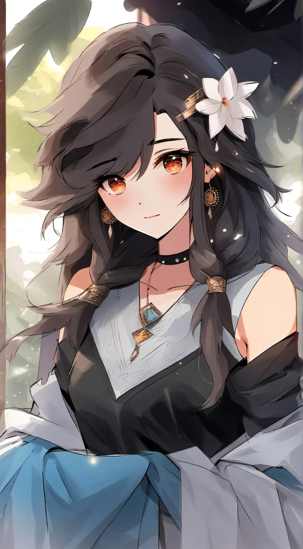 ai character: gacha heat  background