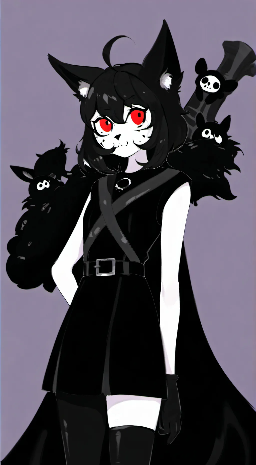 ai character: Your crushblack ca background