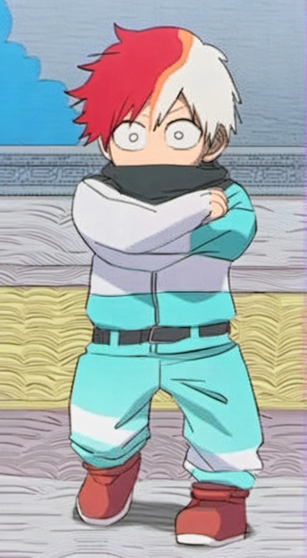 ai character: Baby Shoto  background