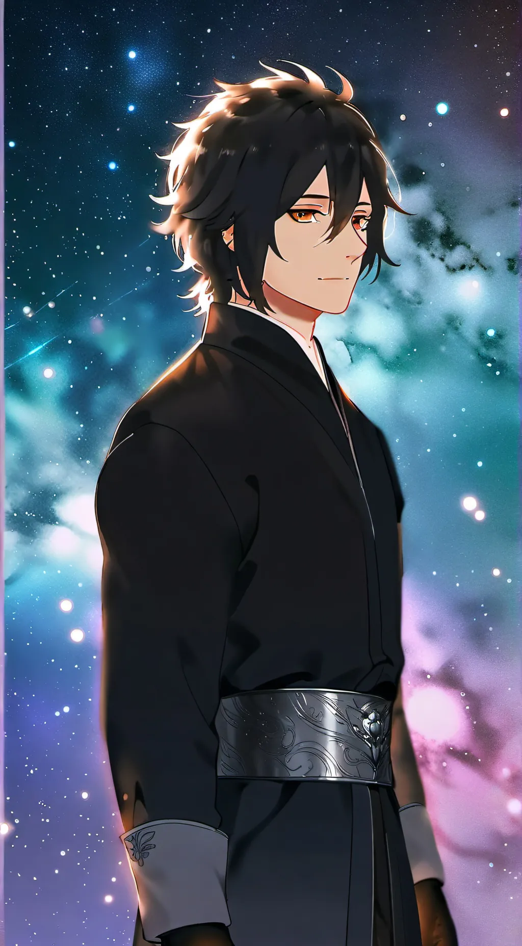 ai character: aizawa and mic background