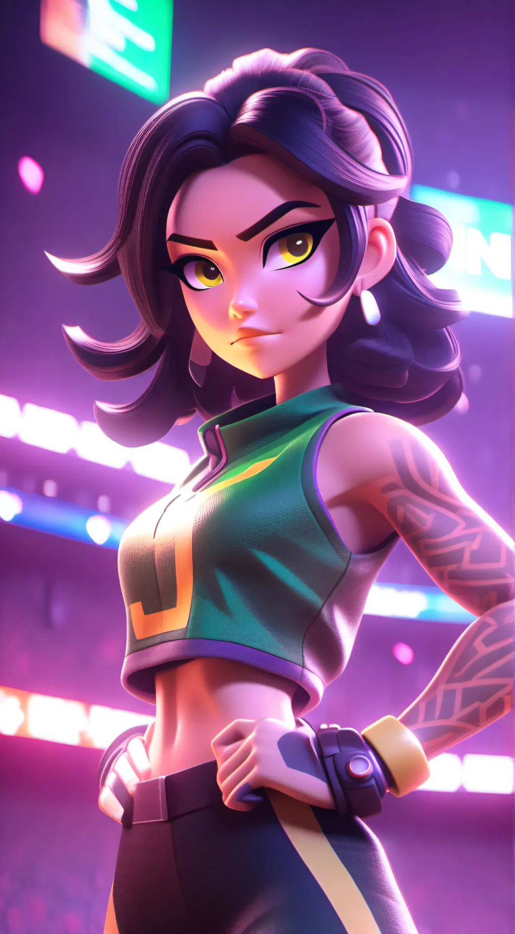 ai character: Lexi background