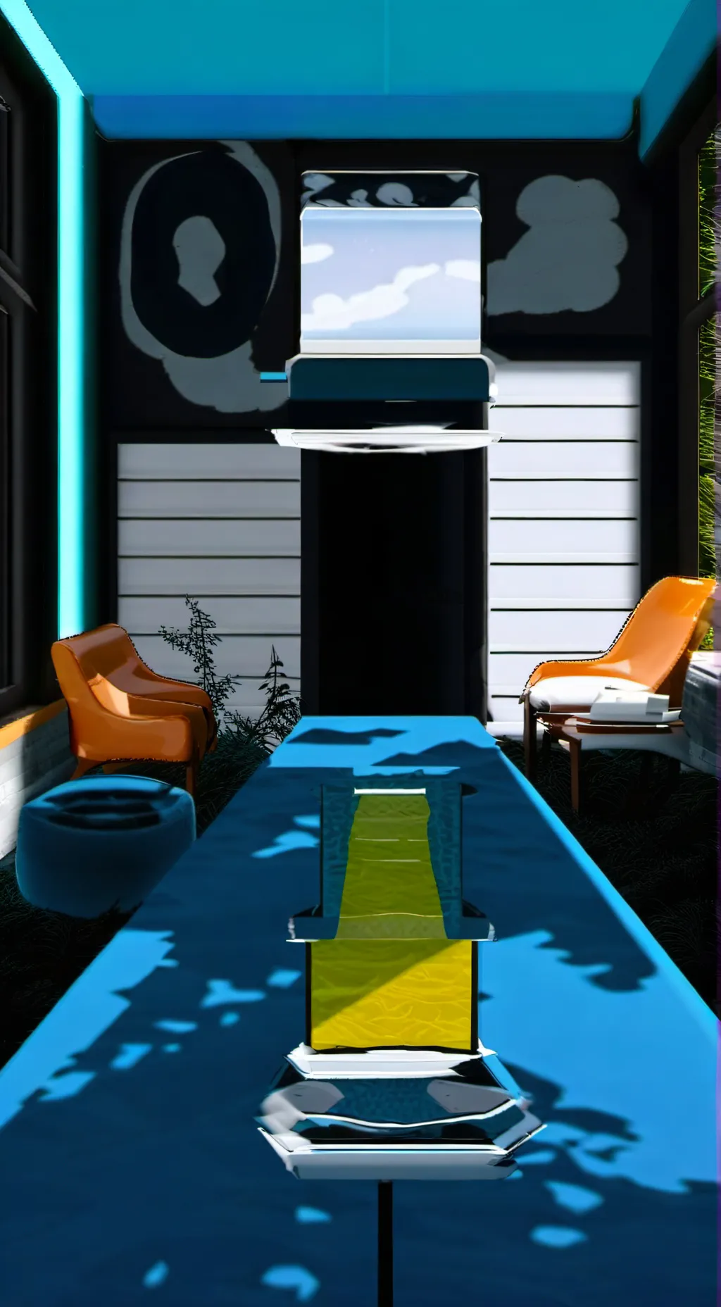 ai character: Sleepover background