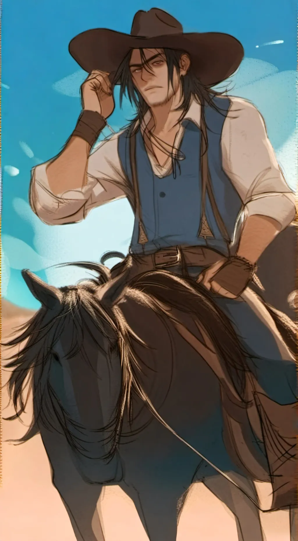 ai character: Hayes Blackwell  background