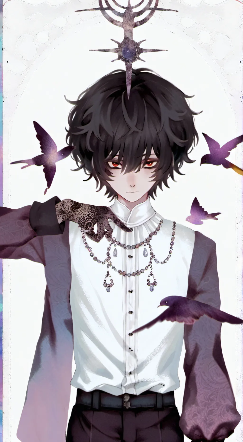 ai character: ꧁꧂ background