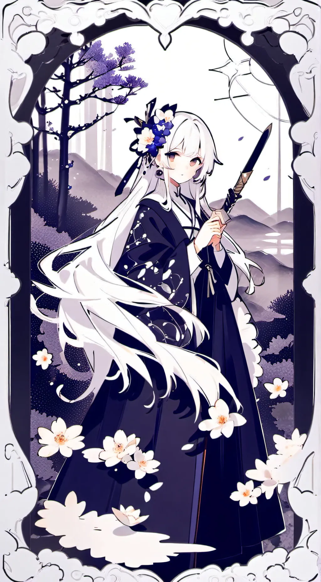 ai character: dw  background
