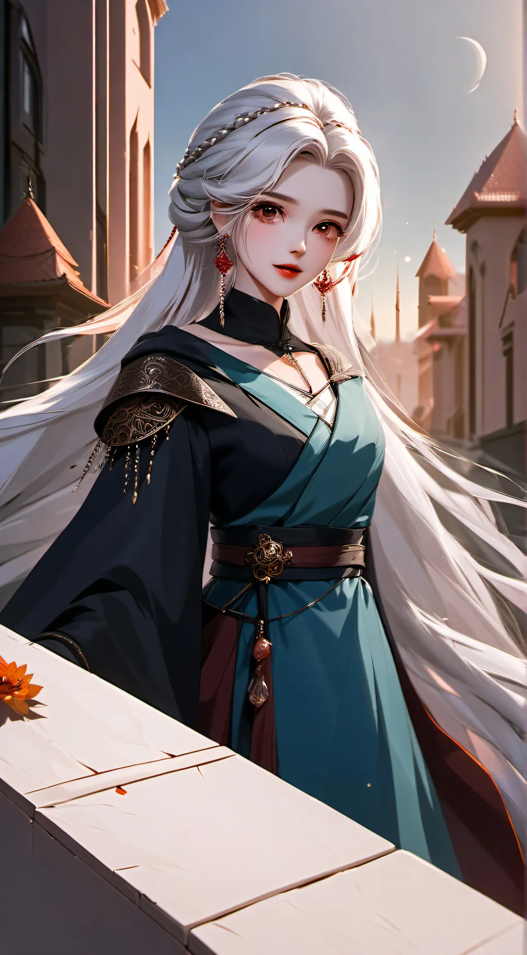 ai character: Princess may❤️ background